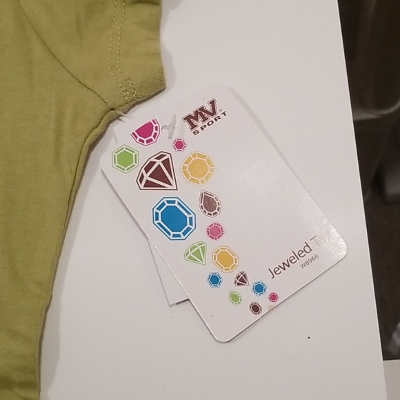 PartyLite MV Sport Jeweled Fitted T Shirt - Picture 5 of 7